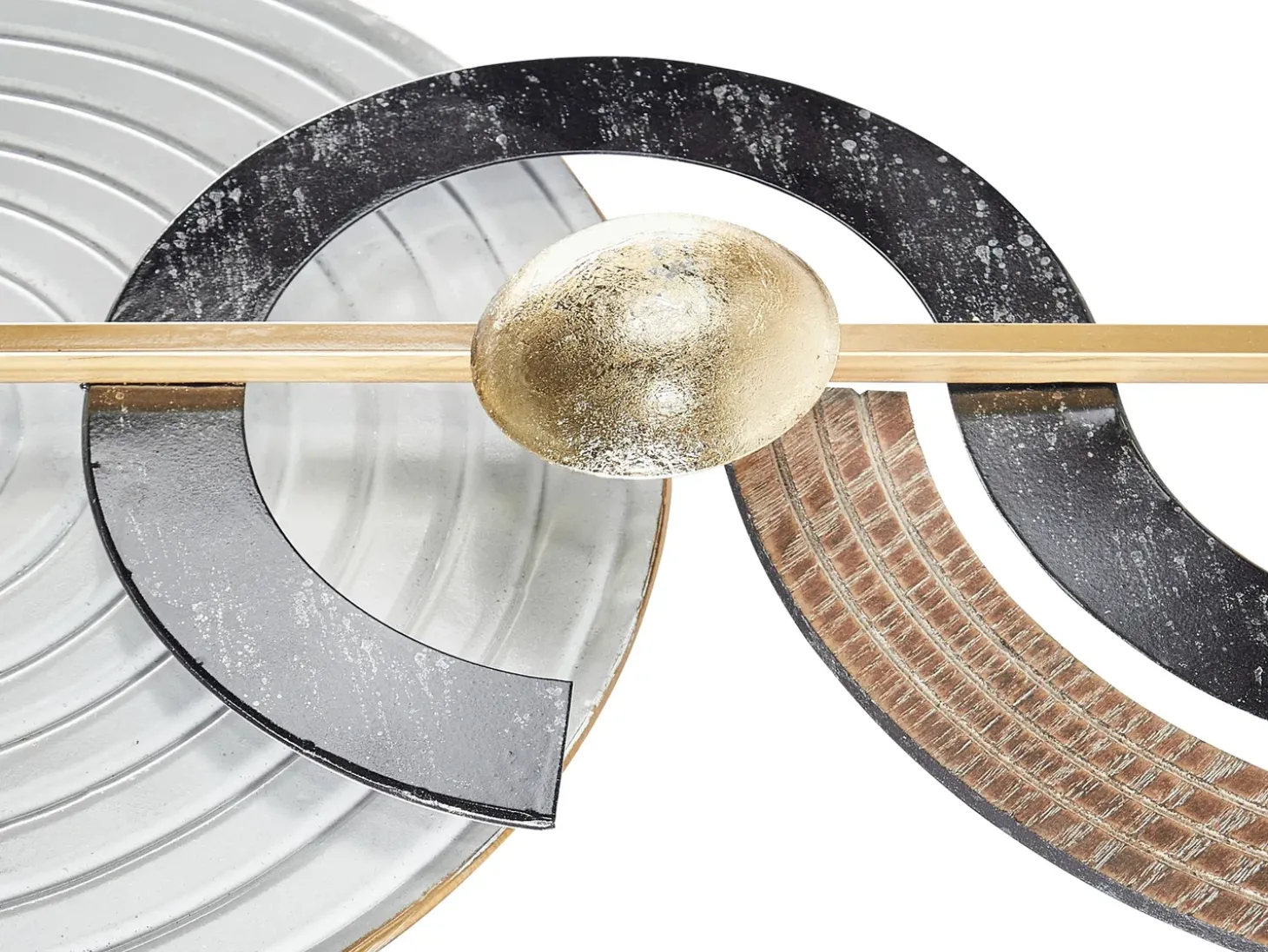 Vægdekoration BRAGA Metal 55 cm Multifarvet