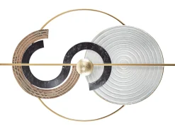 Vægdekoration BRAGA Metal 55 cm Multifarvet