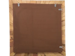 Vægdekoration CANCUN Teaktræ 70 cm Brun