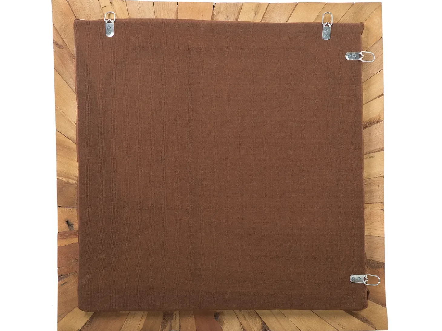Vægdekoration CANCUN Teaktræ 70 cm Brun