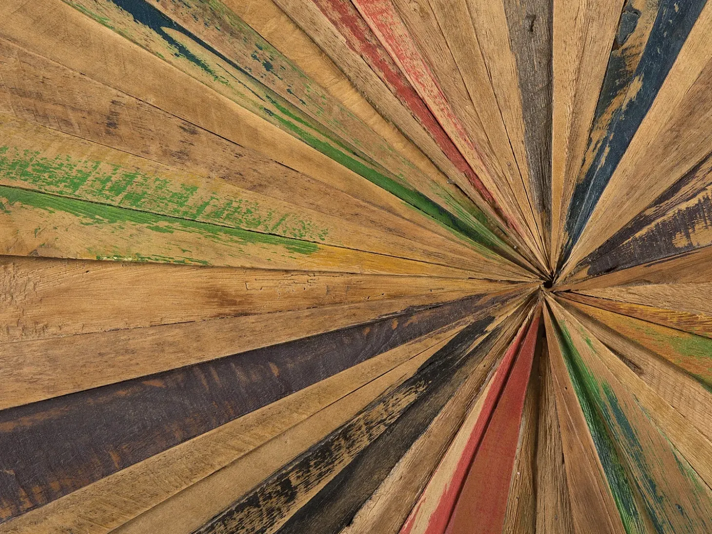 Vægdekoration CANCUN Teaktræ 70 cm Brun