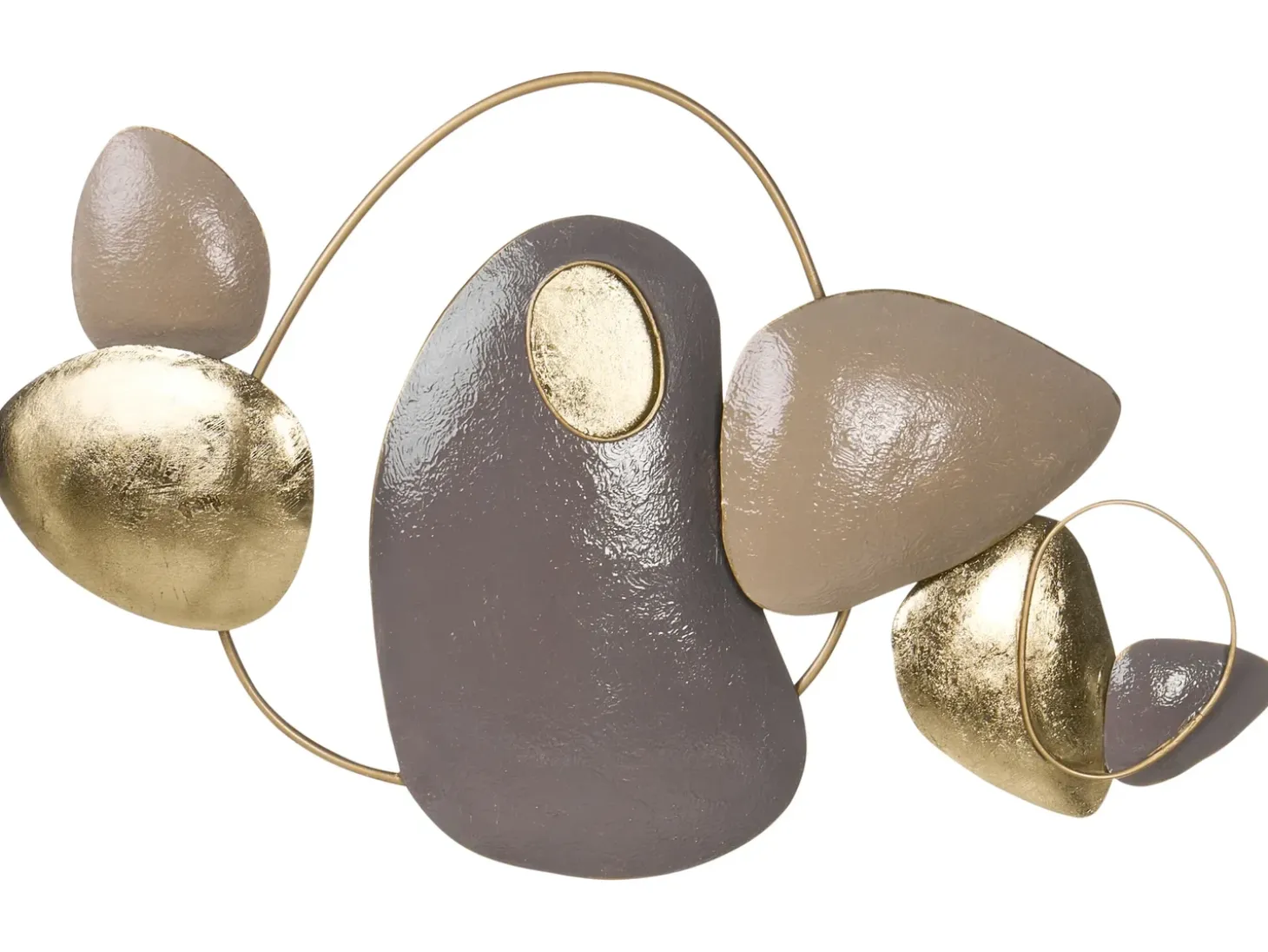 Vægdekoration CLANE Metal 46 cm Guld