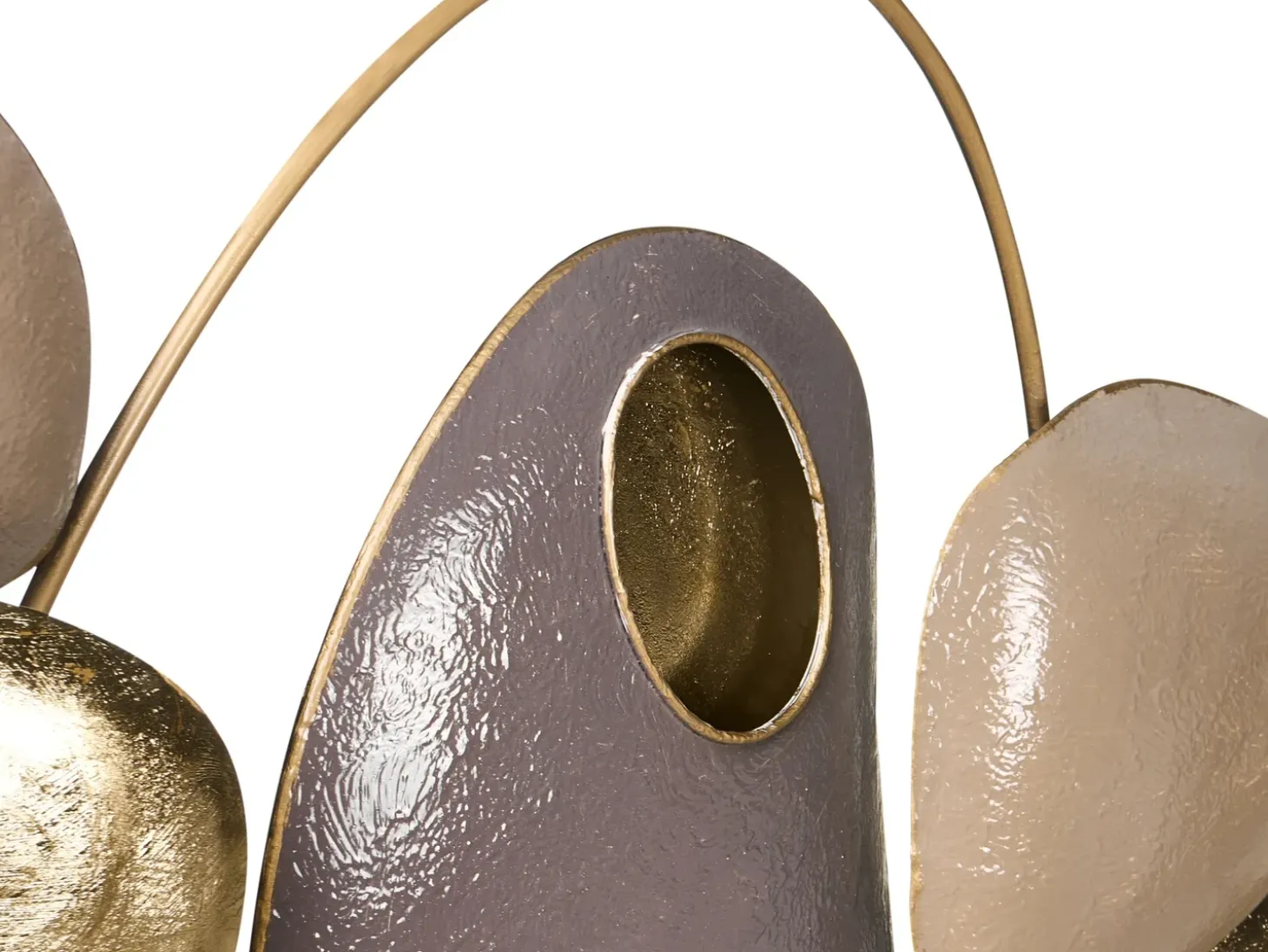 Vægdekoration CLANE Metal 46 cm Guld