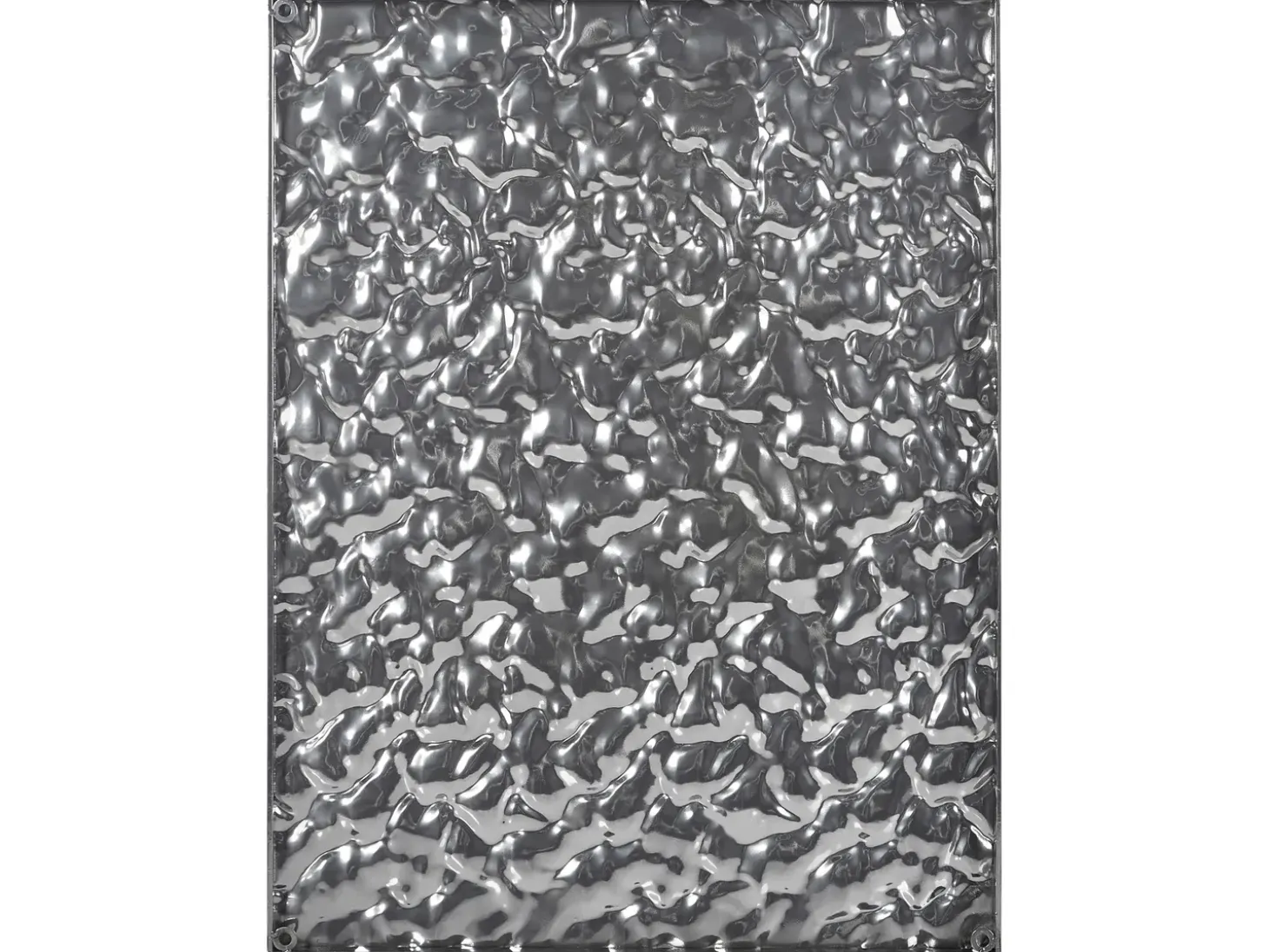 Vægdekoration COIMBRA Metal 79 cm Sølv