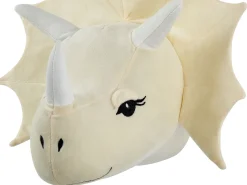 Vægdekorationer til børn Dinosaur REXX Bomuld 29 cm Lys Beige
