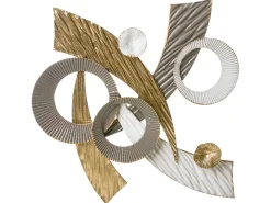 Vægdekoration FENIT Metal 54 cm Guld