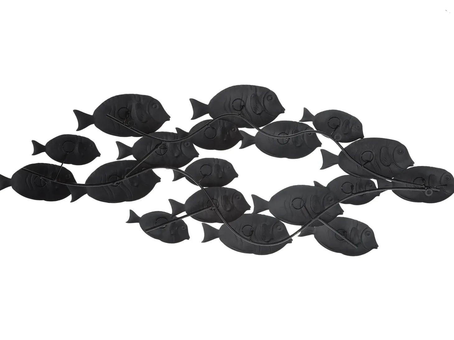 Vægdekoration Fisk FERMIUM Metal 47 cm Multifarvet