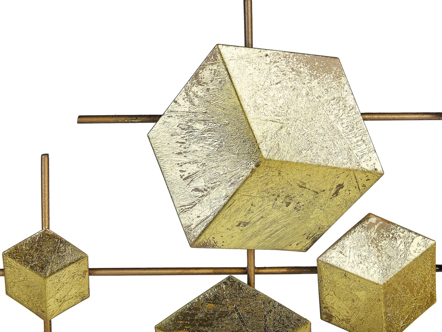Vægdekoration FLEROVIUM Metal 45 cm Guld