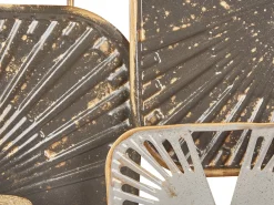 Vægdekoration LAWRENCIUM Metal 50 cm Multifarvet