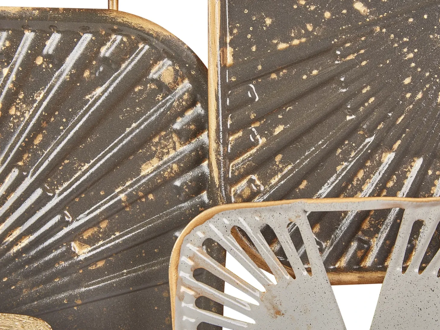 Vægdekoration LAWRENCIUM Metal 50 cm Multifarvet