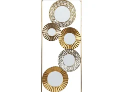 Vægdekoration MAICOBA Metal 90 cm Guld