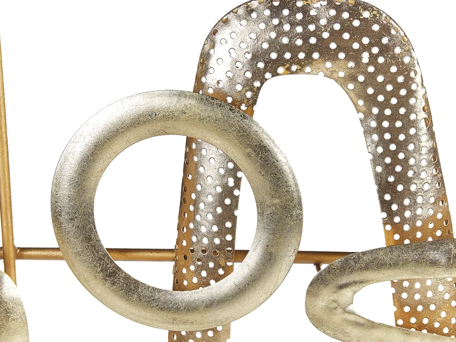 Vægdekoration MANGANESE Metal 50 cm Guld