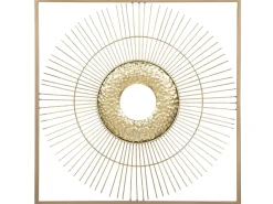 Vægdekoration MERCURY Metal 50 cm Guld