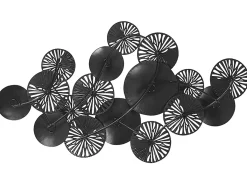 Vægdekoration OSMIUM Metal 50 cm Sølv