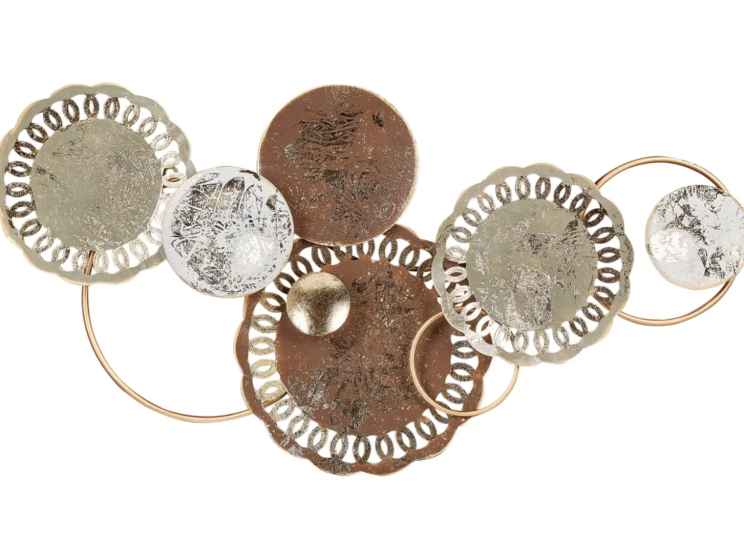 Vægdekoration PLUTONIUM Metal 48 cm Multifarvet