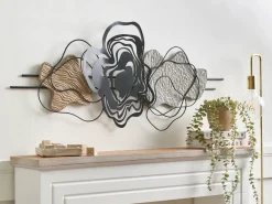 Vægdekoration SALLINS Metal 48 cm Sort