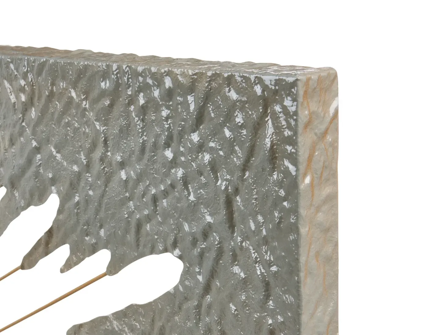 Vægdekoration SKERRIES Metal 45 cm Grå