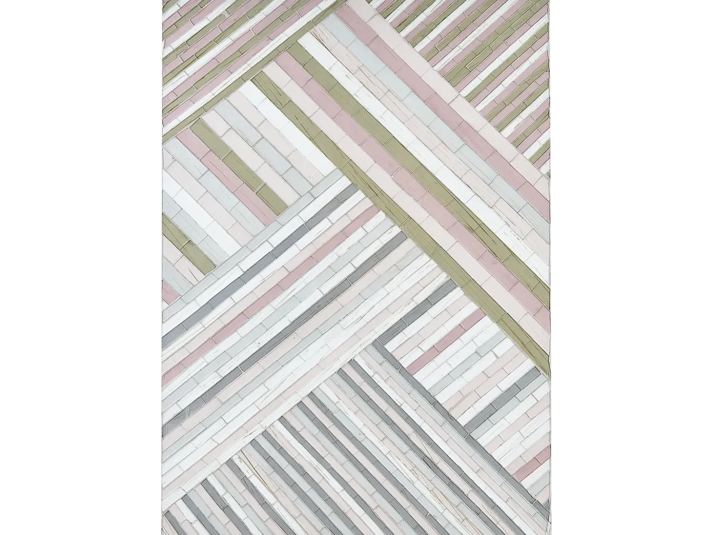 Vægdekoration TEMBESI Glas 70 cm Multifarvet