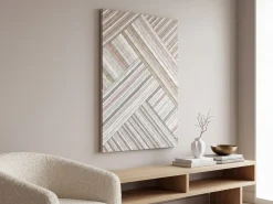 Vægdekoration TEMBESI Glas 70 cm Multifarvet