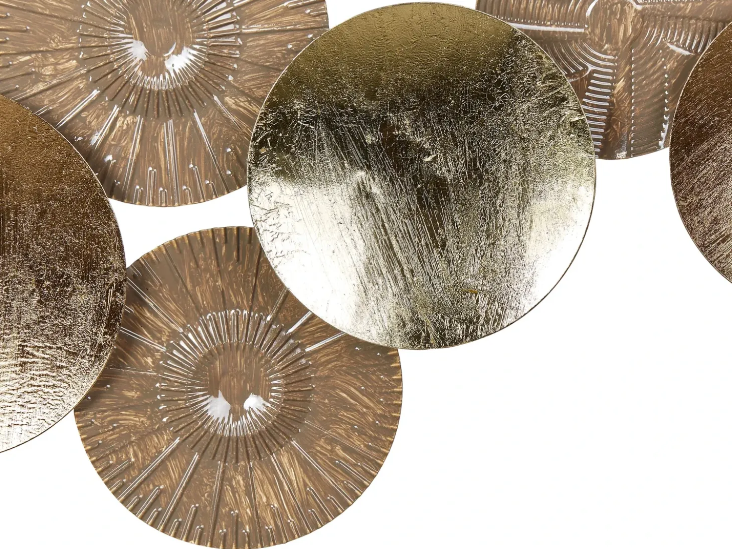 Vægdekoration THALLIUM Metal 45 cm Guld
