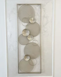 Vægdekoration TUNGSTEN Metal 90 cm Guld