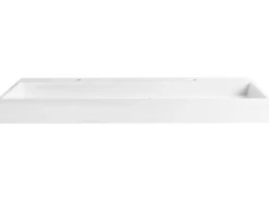 Væghængt dobbelt håndvask QUENKO Hvid 120 x 46 cm Mineralstøbning