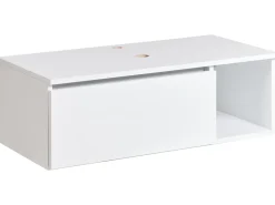 Væghængt vaskeskab RUPANCO 80 cm Hvid