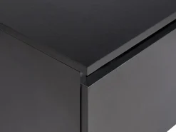 Væghængt vaskeskab RUPANCO 80 cm Sort