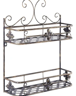 Væghylde MARAYES Metal Sort