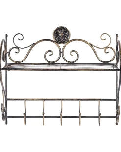 Væghylde OSORNO Metal Sort