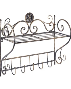 Væghylde OSORNO Metal Sort