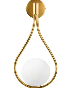 Væglampe AUROUE Guld Metal