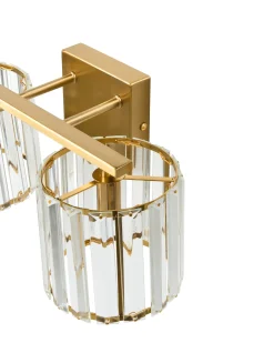 Væglampe LOURIDO Guld Metal