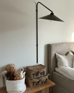 Væglampe NENTON Sort Metal