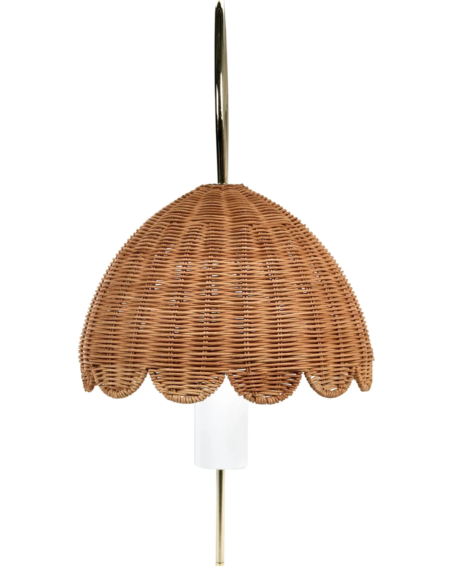 Væglampe VALUKKAI Naturlig Rattan