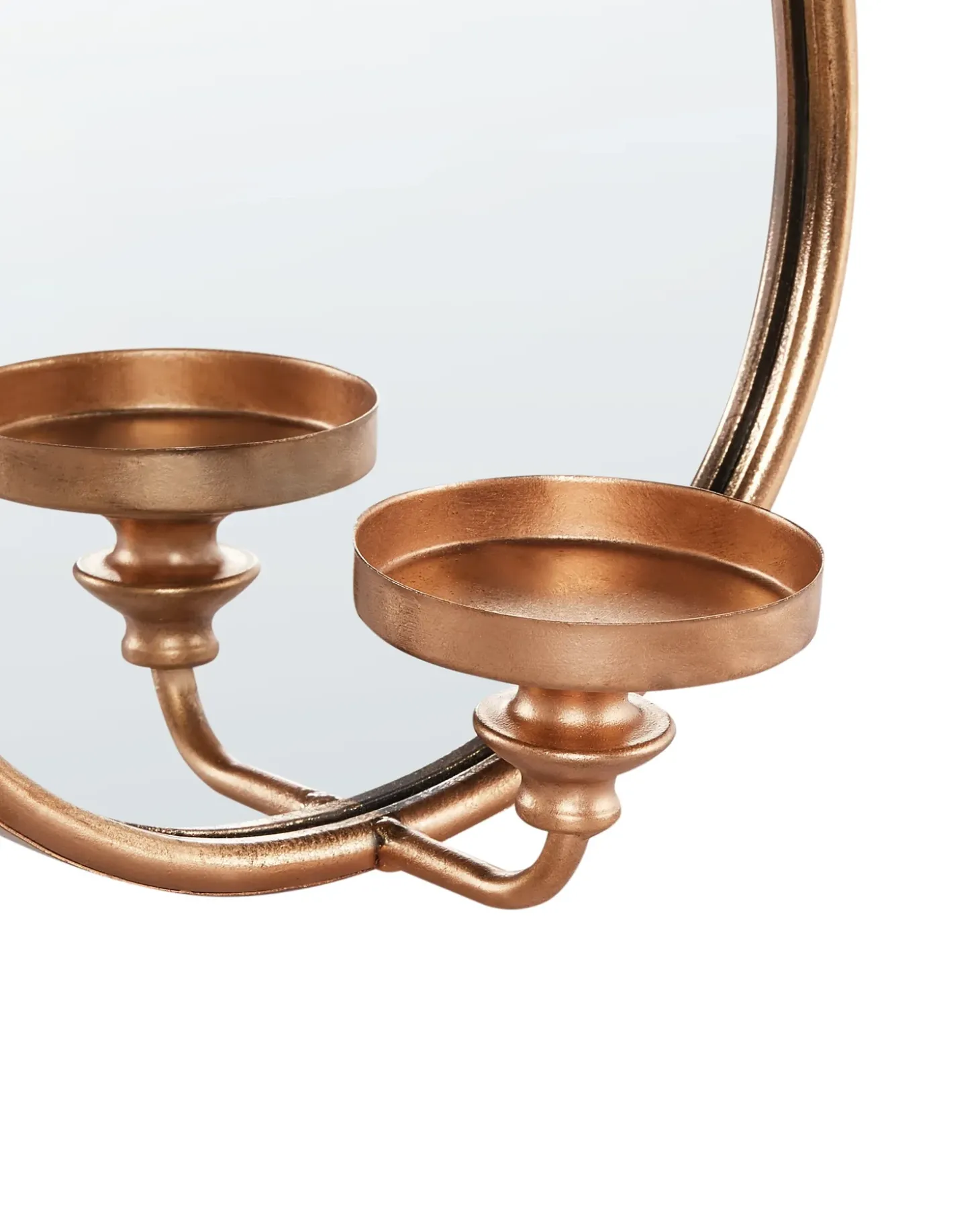 Væglysestage BAZARNES Metal 45 cm Guld