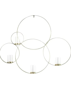 Væglysestage BURU Metal 80 cm Guld