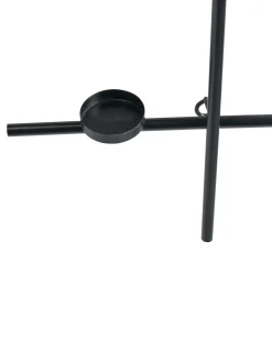 Væglysestage PORTO 74 cm Sort