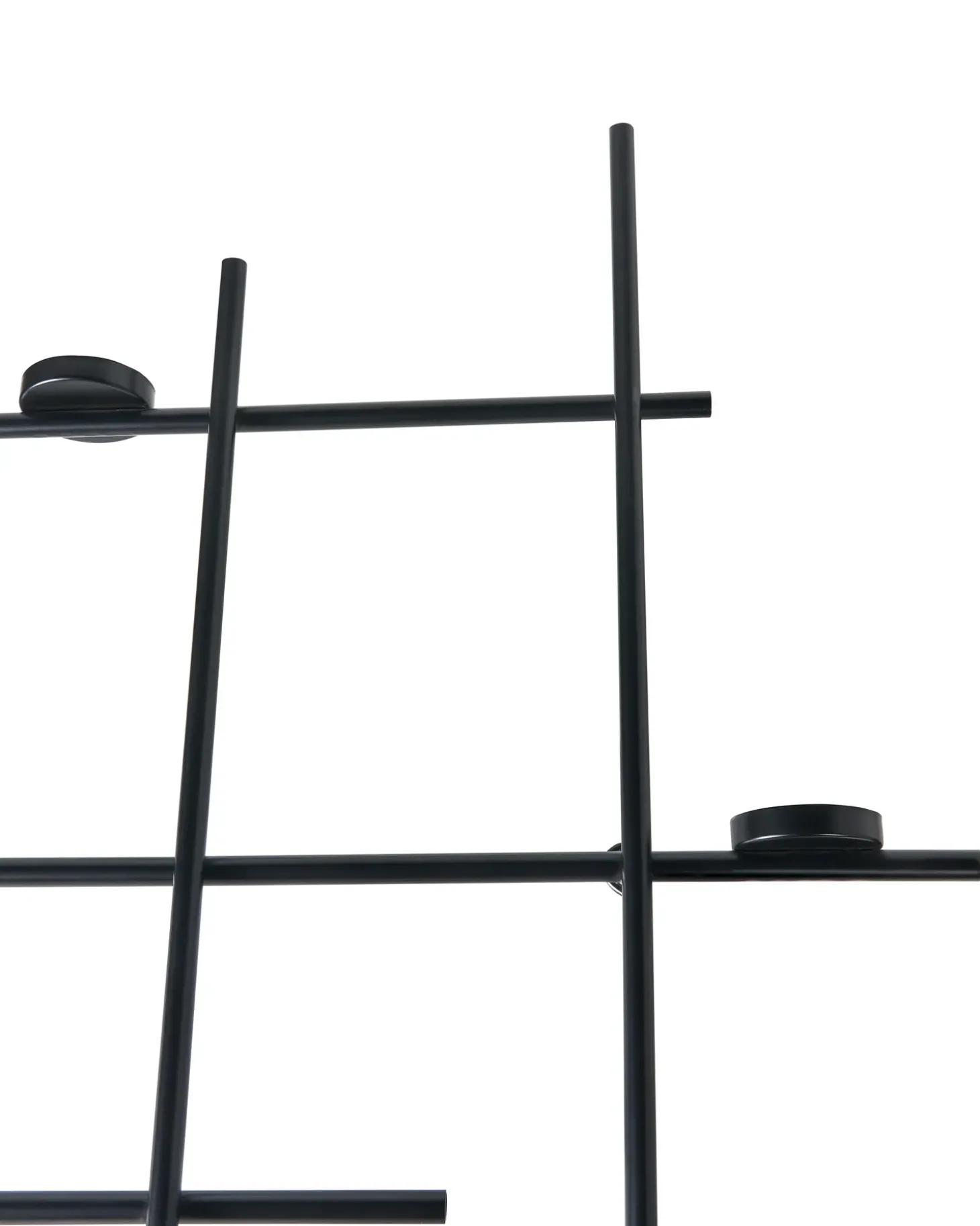 Væglysestage PORTO 74 cm Sort