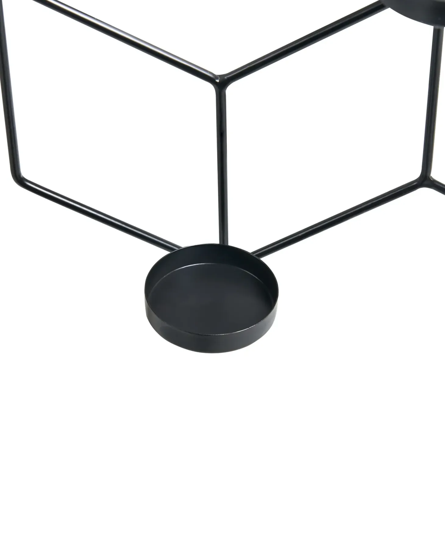 Væglysestage TAROUCA Metal 31 cm Sort