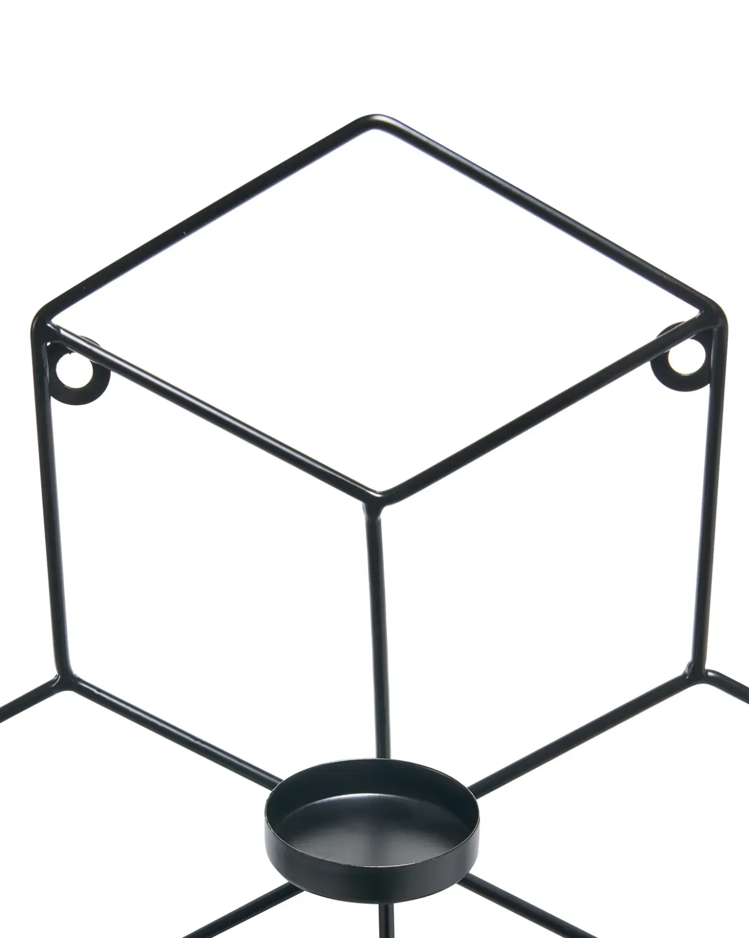 Væglysestage TAROUCA Metal 31 cm Sort
