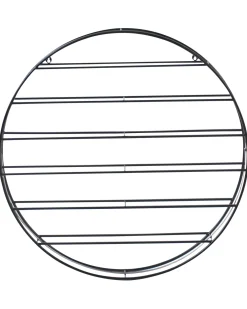 Vægmonteret vinreol ANNACOTTY Metal Sort