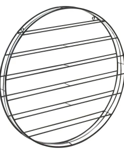 Vægmonteret vinreol ANNACOTTY Metal Sort