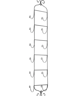 Vægmonteret vinreol HYDROGEN Metal Sort