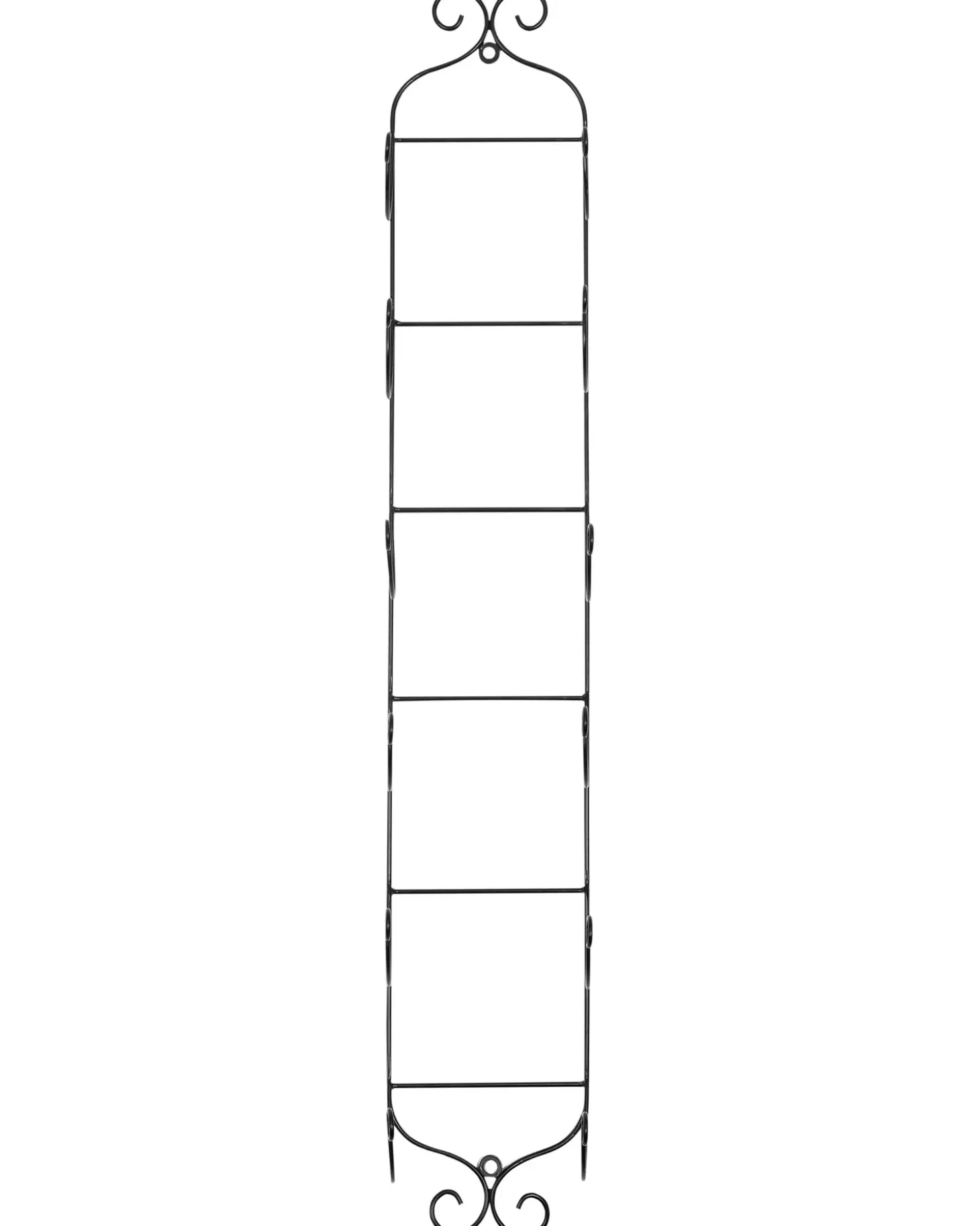 Vægmonteret vinreol HYDROGEN Metal Sort