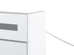 Vægmonteret spejlskab til badeværelset LED JARAMILLO 60 cm 60 cm Hvid
