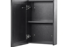 Vægmonteret spejlskab til badeværelset LED CAMERON 40 cm 60 cm Sort