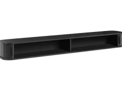 Vægmonteret tv-bord BRADLEY Sort