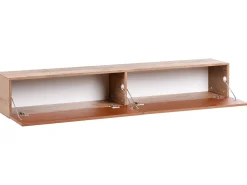 Vægmonteret tv-bord GLADSTONE Rød