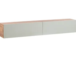 Vægmonteret tv-bord GLADSTONE Lysegrøn